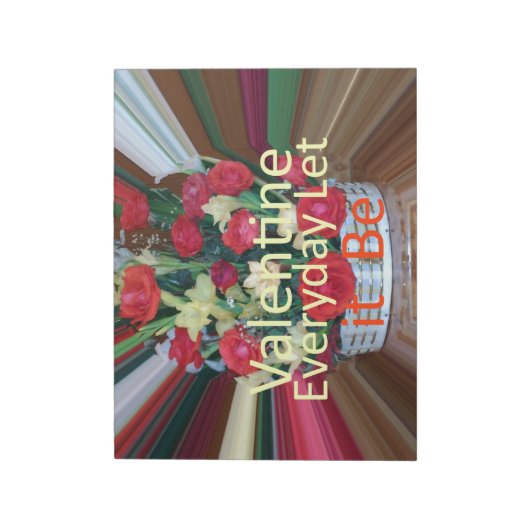 Valentinstag Kunst Print Notizblock (Rotiert)