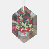 Valentinstag Kunst Print Ornament Aus Glas (Vorderseite Links)