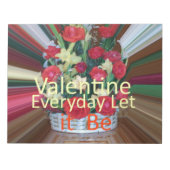 Valentinstag-Kunstprint Notizblock (Vorderseite)