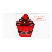 Valentinstag-Labels Cupcake (Vorne)