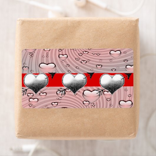 Valentinstag Labels Herz (Insitu)