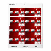 Valentinstag Labels Herz (Vorne)