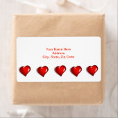 Valentinstag Labels Herz (Insitu)