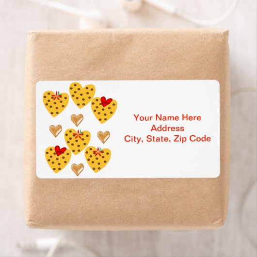 Valentinstag Labels Herz (Insitu)