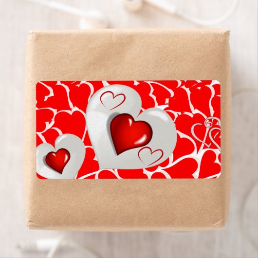 Valentinstag Labels Herz (Insitu)
