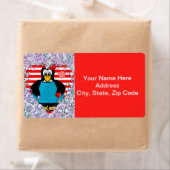 Valentinstag Labels Herz Pinguin Herz (Insitu)