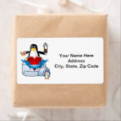 Valentinstag Labels Herz Pinguin Herz (Insitu)