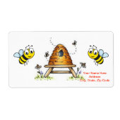 Valentinstag Labels Hummeln (Vorne)