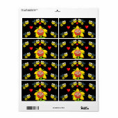 Valentinstag Labels Hummeln (Vorne)