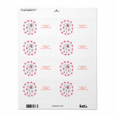 Valentinstag Labels Mäuse (Vorne)