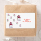 Valentinstag Labels Snowman (Insitu)