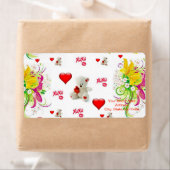Valentinstag Labels Teddy Bear (Insitu)