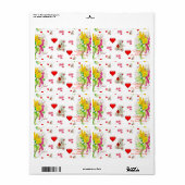 Valentinstag Labels Teddy Bear (Vorne)