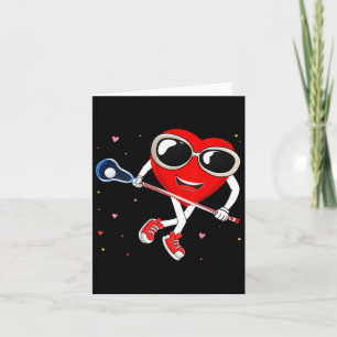 Valentinstag Lacrosse Valentinstag Shirt Herz Lacr Karte