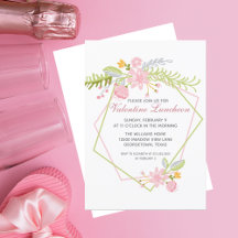 Valentinstag Ladys Luncheon Chic Galentines