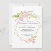 Valentinstag Ladys Luncheon Chic Galentines Einladung (Vorderseite)