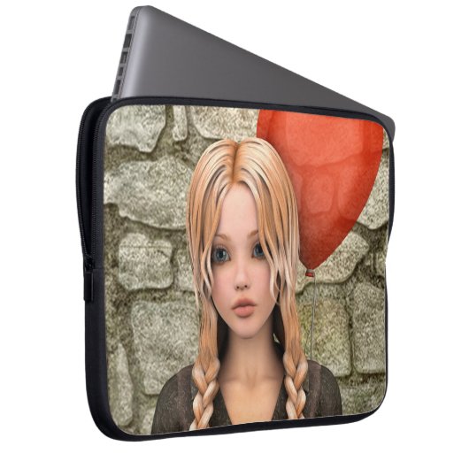 Valentinstag Laptopschutzhülle (Vorne Rechts)