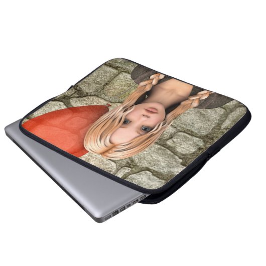 Valentinstag Laptopschutzhülle (Vorne Knopf)