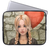 Valentinstag Laptopschutzhülle (Vorderseite)