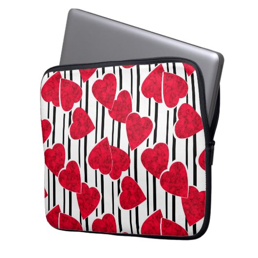 Valentinstag Laptopschutzhülle (Vorderseite Links)