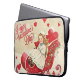 Valentinstag Laptopschutzhülle (Vorderseite Links)