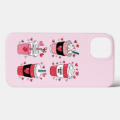 Valentinstag Latte Coffee Lover Case-Mate iPhone Hülle (Rückseite (Horizontal))