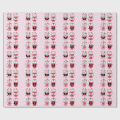 Valentinstag Latte Coffee Lover Geschenkpapier (Flach)