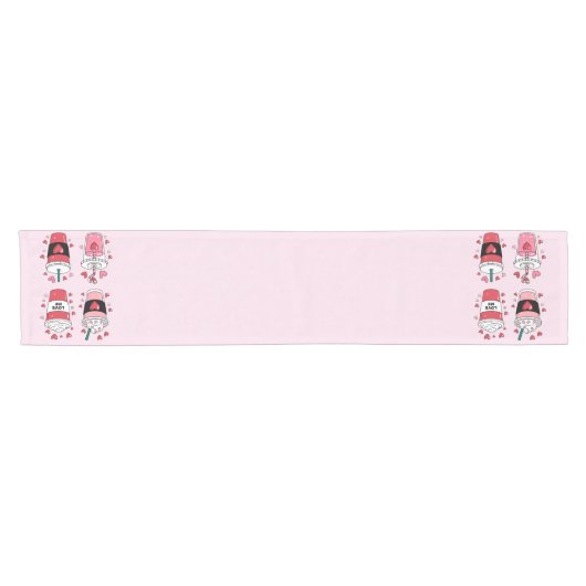 Valentinstag Latte Coffee Lover Kurzer Tischläufer (Horizontal)