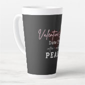 Valentinstag-Latte-Mug Milchtasse (Linke Ecke)