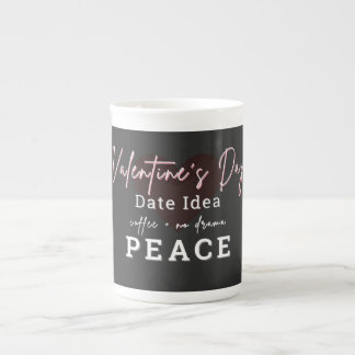 Valentinstag-Latte-Mug Porzellantasse
