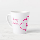 Valentinstag Latte Tasse (Linke Ecke)