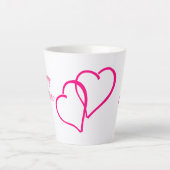 Valentinstag Latte Tasse (Vorderseite)