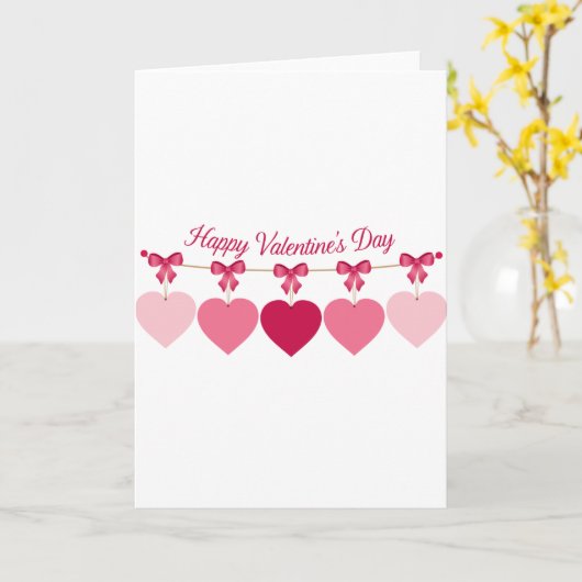 Valentinstag (leer) Karte (Gelbe Blume)