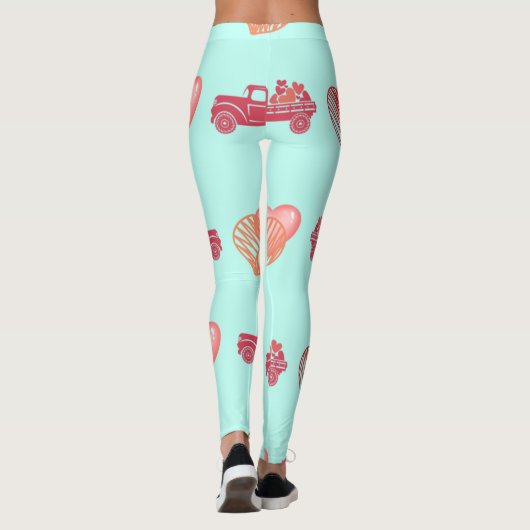 Valentinstag Leggings (Rückseite)