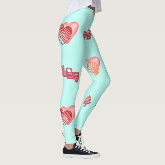 Valentinstag Leggings (Rechts)