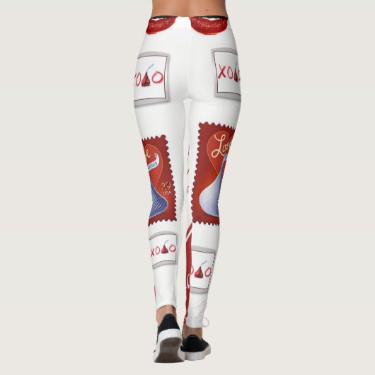 Valentinstag Leggings (Rückseite)