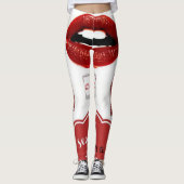 Valentinstag Leggings (Vorderseite)