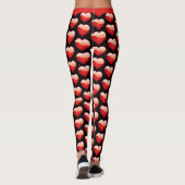 Valentinstag Leggings - Ihr Name Yoga Pants (Rückseite)