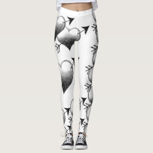 Valentinstag Leggings Lang