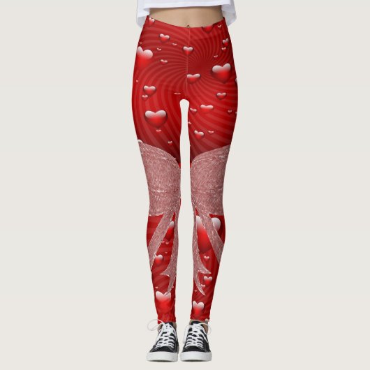 Valentinstag Leggings Lang (Vorderseite)