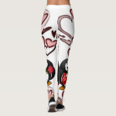 Valentinstag Leggings Lang (Rückseite)