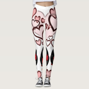 Valentinstag Leggings Lang