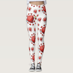 Valentinstag Leggings Lang