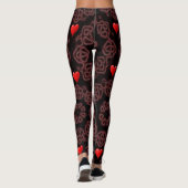 Valentinstag Leggings Lang (Rückseite)