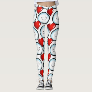 Valentinstag Leggings Lang