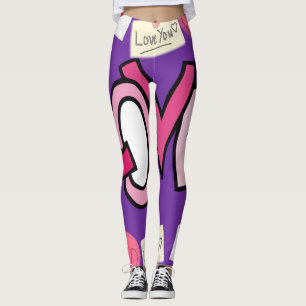 Valentinstag-Leggings lang Leggings