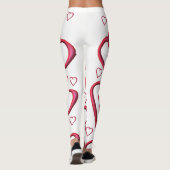 Valentinstag-Leggings Lang Leggings (Rückseite)