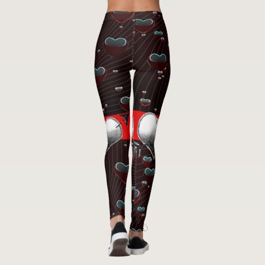 Valentinstag Leggings Lange (Rückseite)
