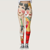 Valentinstag Leggings Lange (Vorderseite)