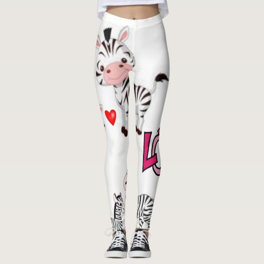 Valentinstag Leggings Lange (Vorderseite)